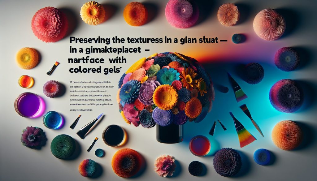 Практика сохранить фактуры гигантский букет — для маркетплейса, с цветными гелями