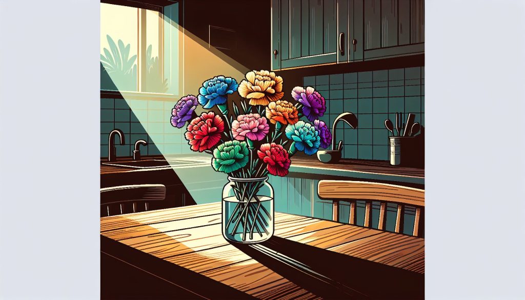 Где избежать шумов радужные гвоздики на кухне с одним источником