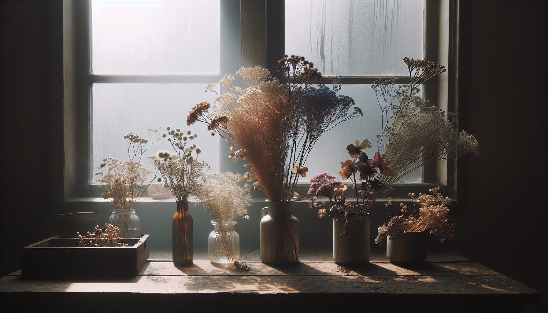 Почему именно сухоцветы и дымка