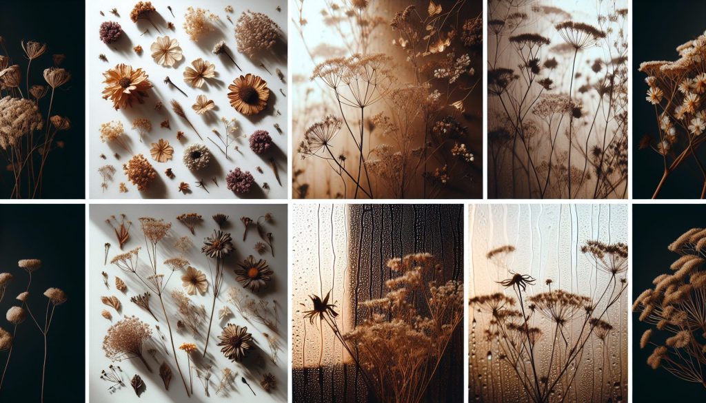 Идеи снять видео сухоцветы: с мягкими тенями, под дождем