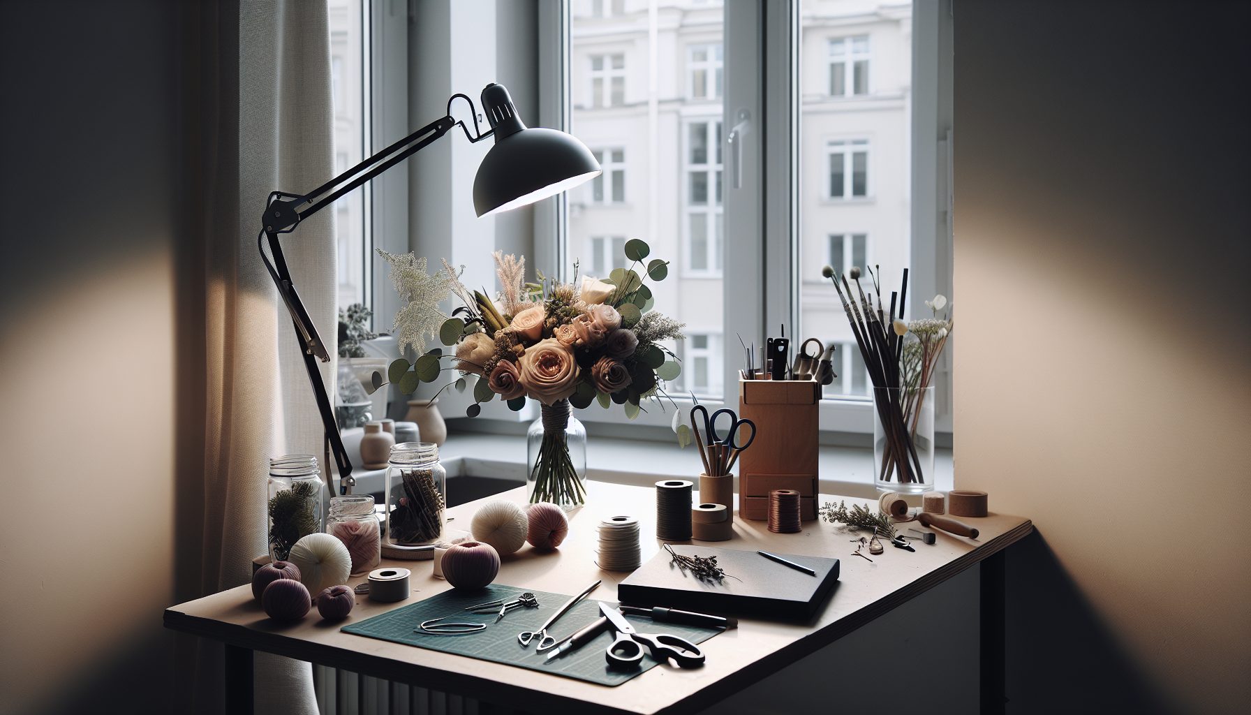 Подготовка рабочей зоны и минимализм в кадре