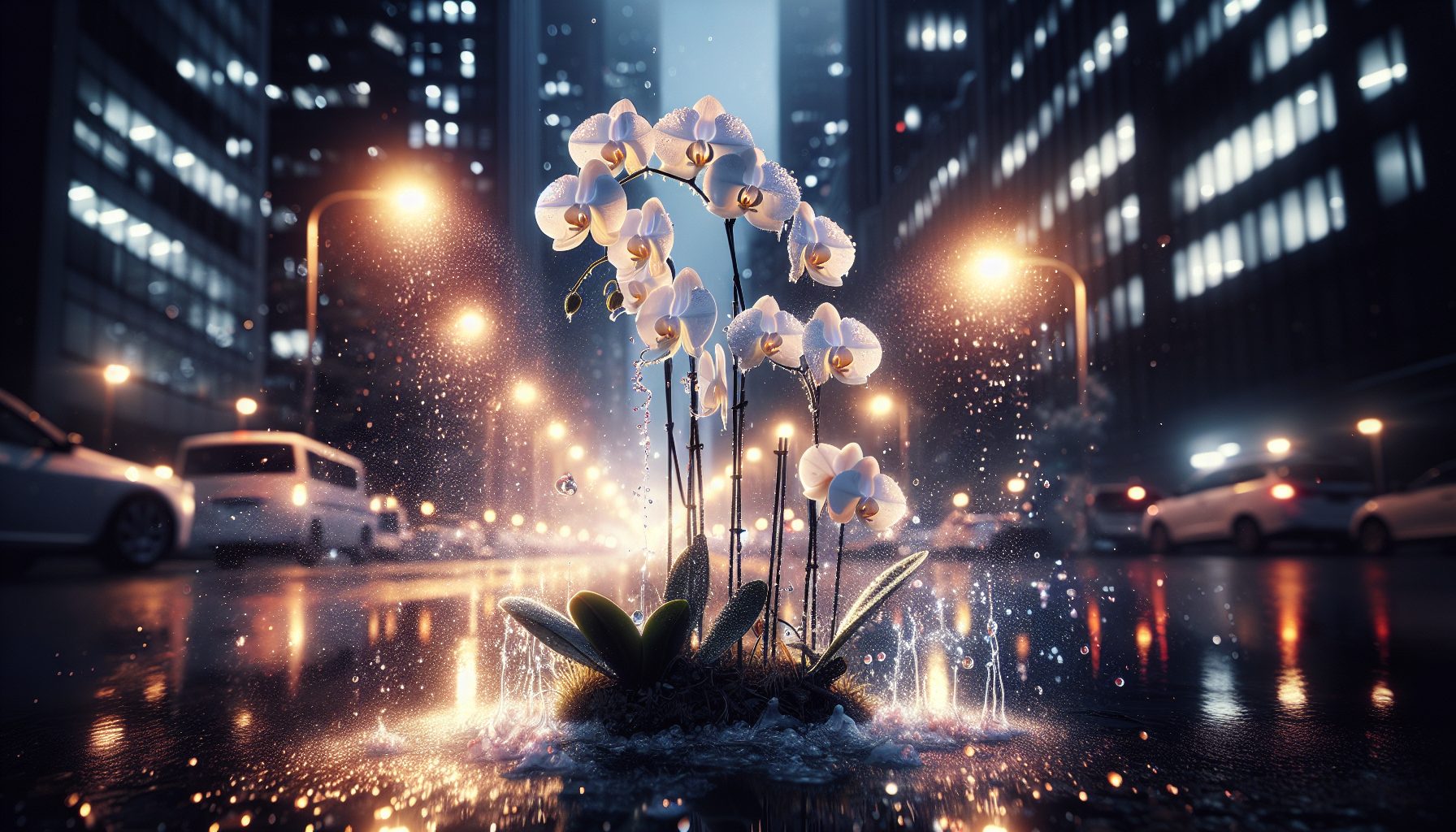 Брызги воды и магия замедления