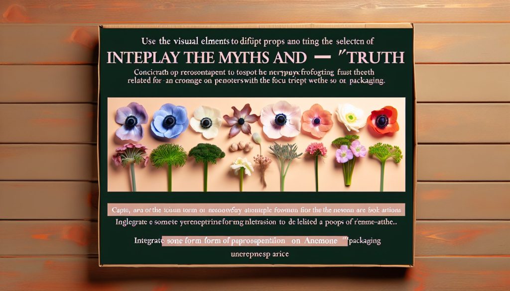 Мифы и правда подобрать реквизит анемоны для афиши с акцентом на упаковку
