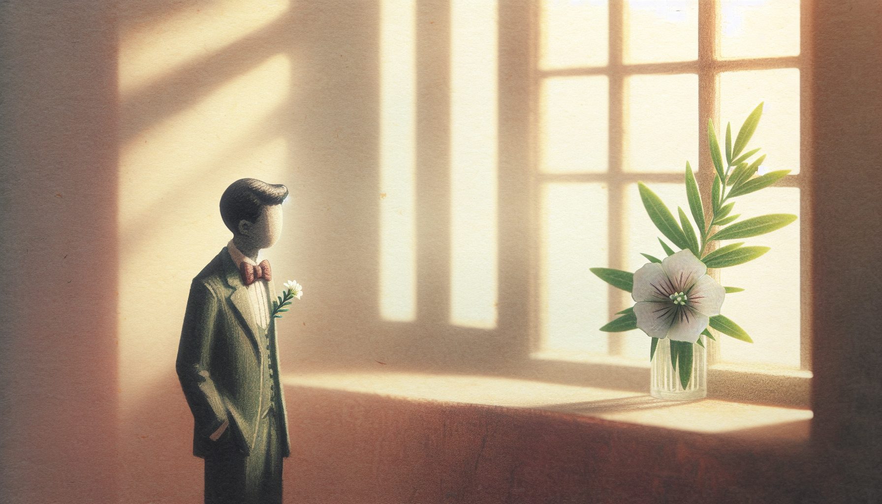 Как я вообще оказался с бутоньеркой на подоконнике