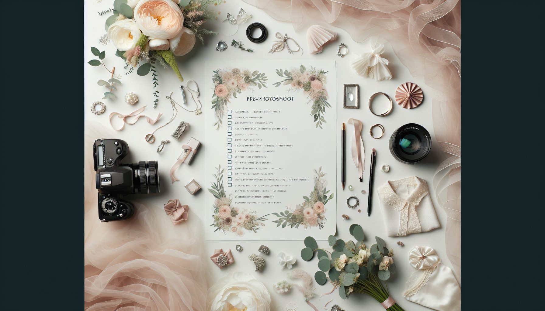 Чек-лист перед фотосъемкой