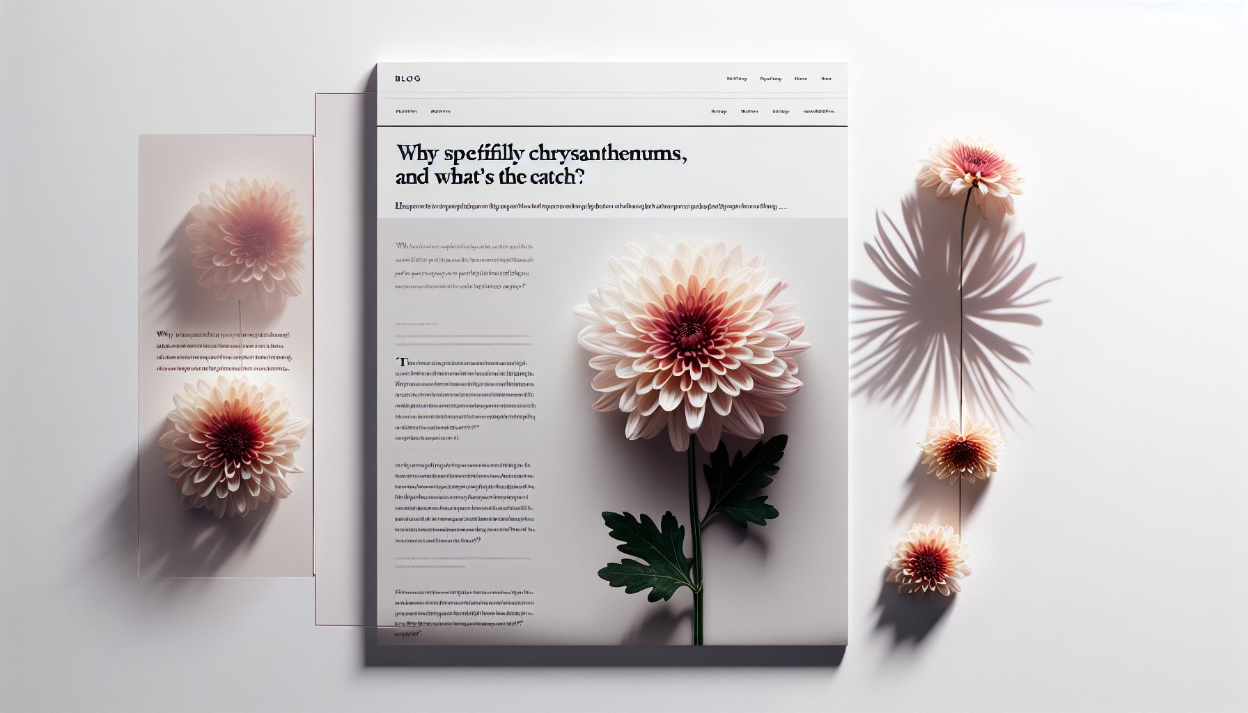 Почему именно хризантема и в чем подвох