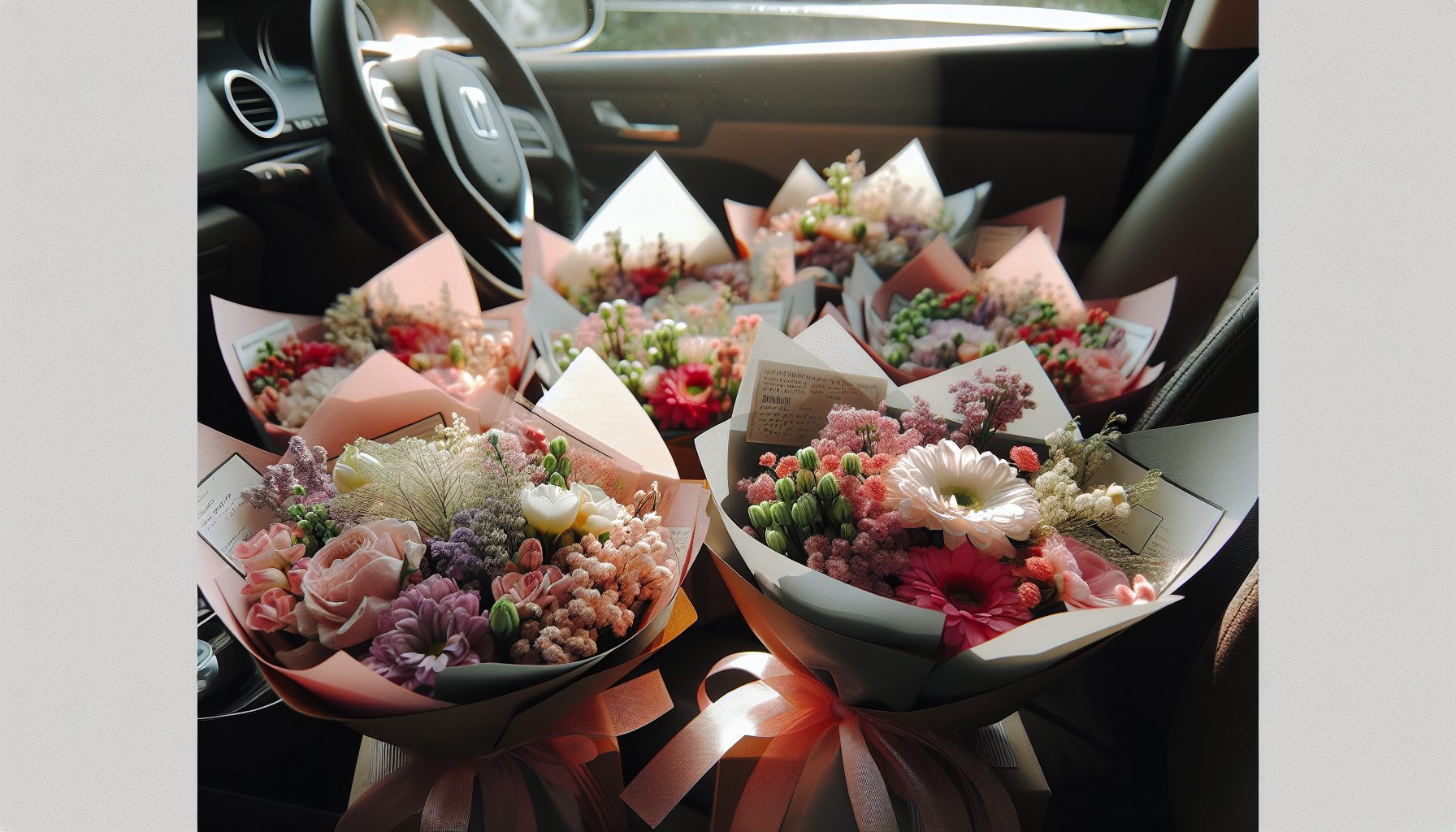 Почему съёмка букетов в машине — это не странность, а находка