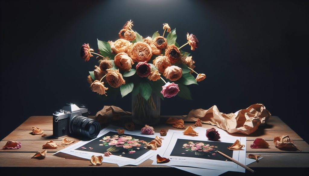 5 ошибок, из-за которых букет на фото выглядит «усталым»