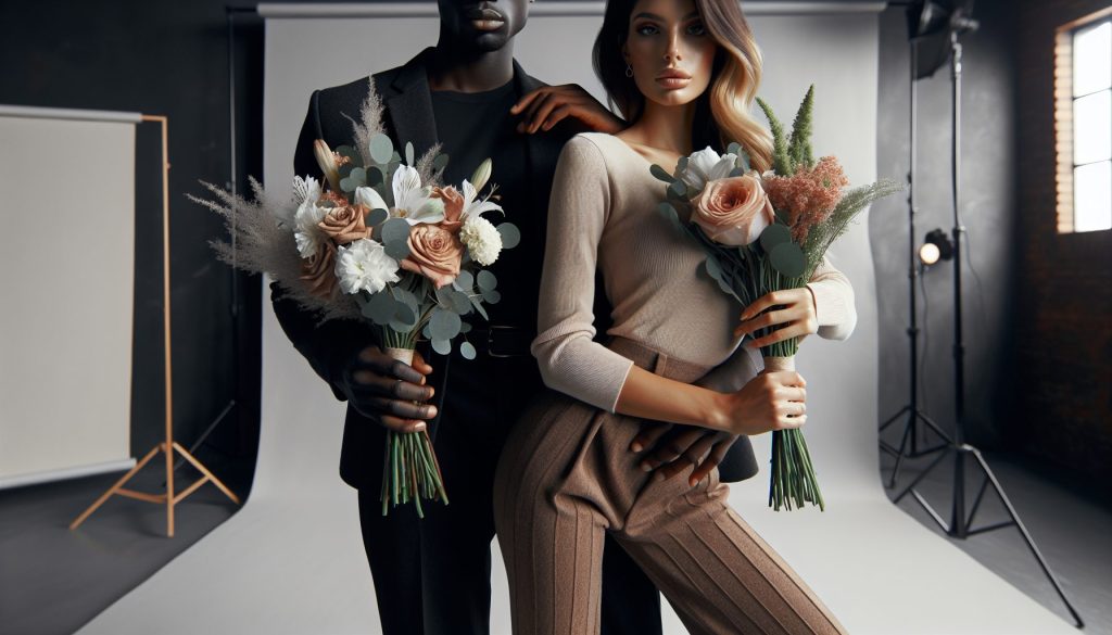 Топ-15 поз с букетом для фотосессии, чтобы руки не «торчали» странно