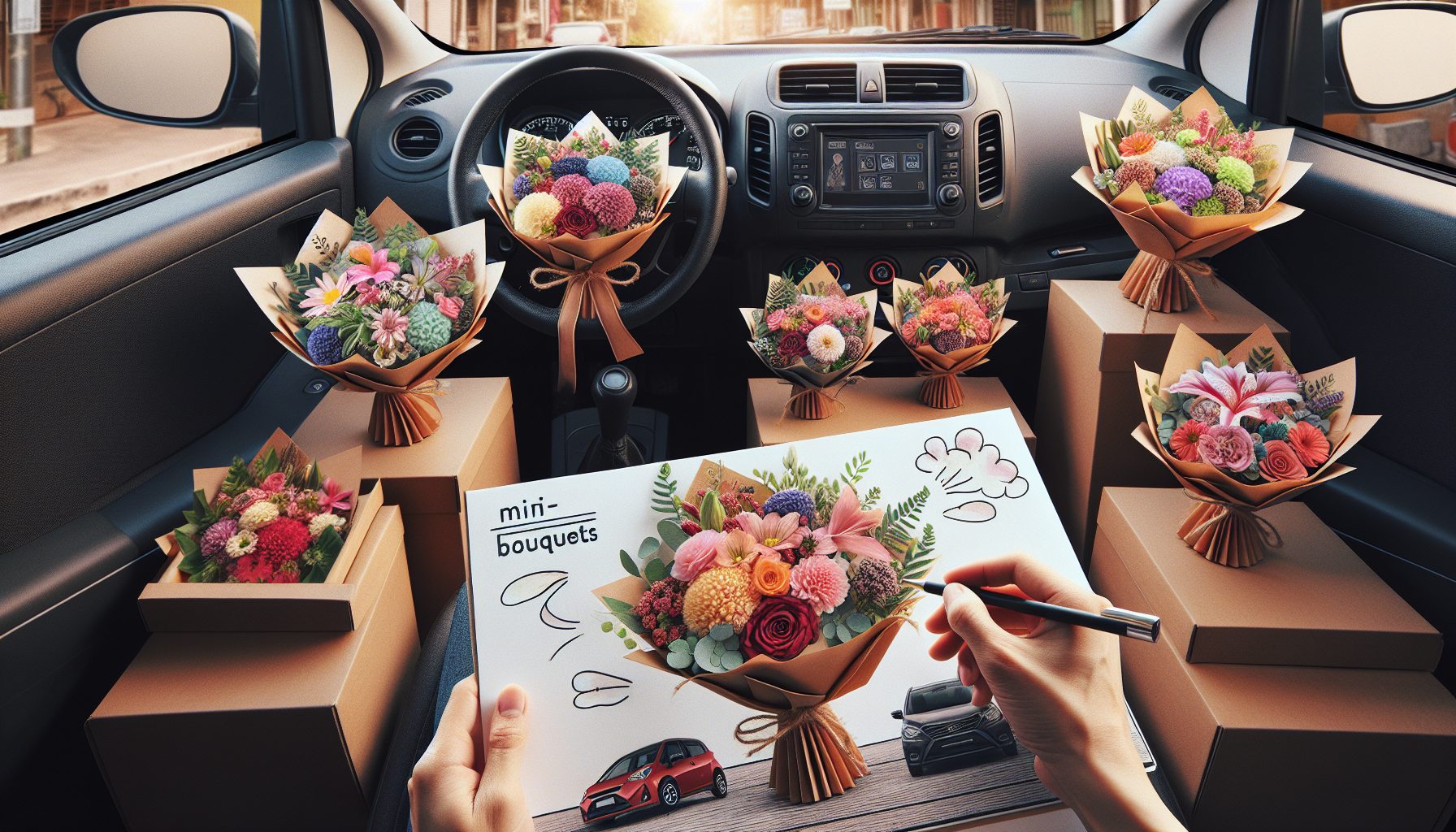 Где взять идеальные мини-букеты для таких съёмок