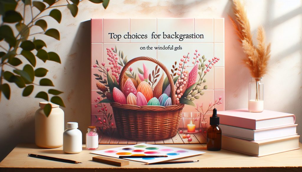 Топ выбрать фон композицию в корзине — на подоконнике, с цветными гелями