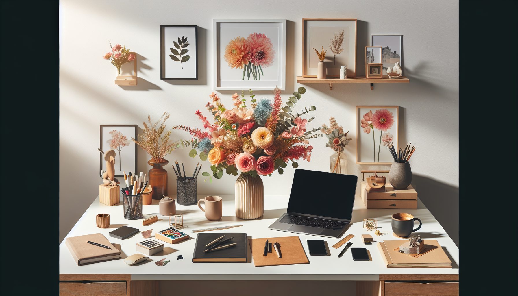 Зачем вообще ставить букет в рабочем кадре