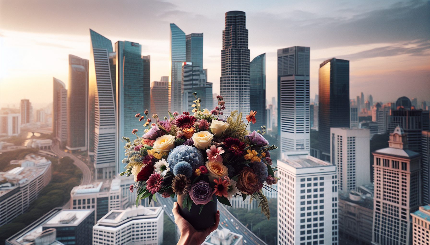 Букет и архитектура: город как вдохновение