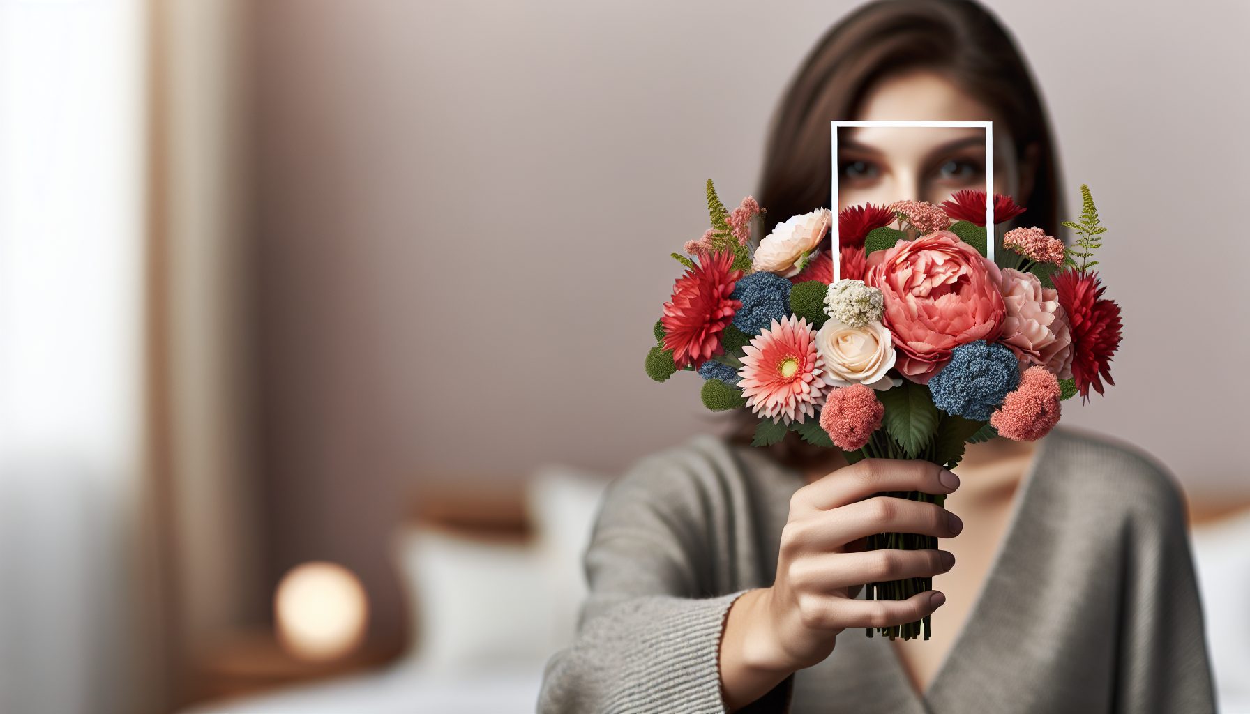 Почему портрет с букетом — не такая простая история