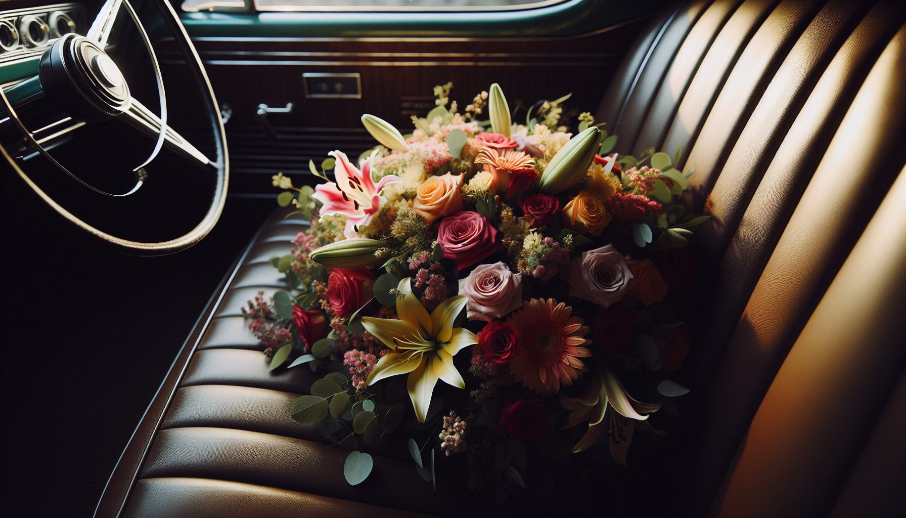 Почему съемка букета в машине — особое испытание