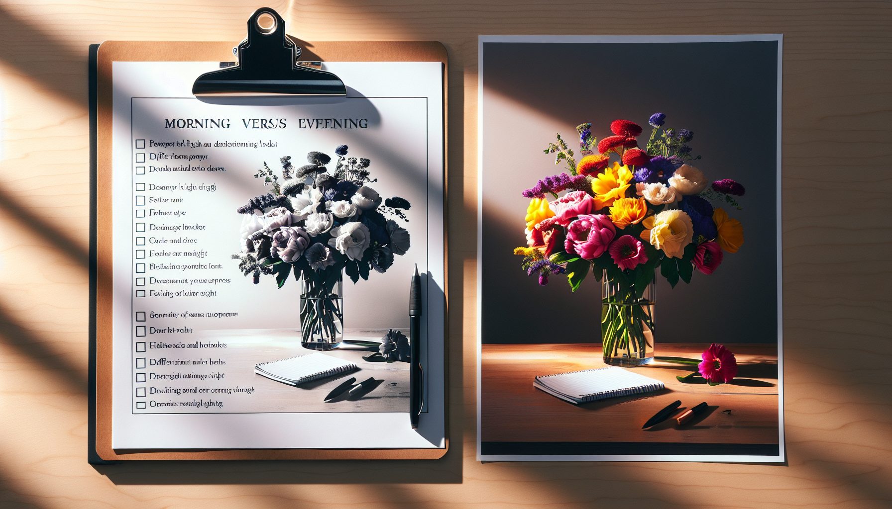 Чек-лист фотографа: утро против вечера