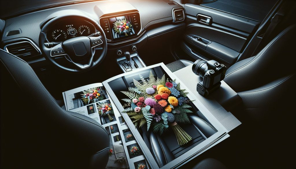 Как снять букет в машине и не превратить фото в хаос