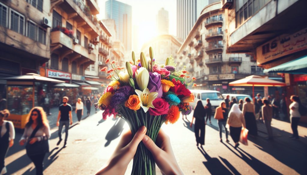 Уличные фотобукеты: как красиво снимать букет в городе