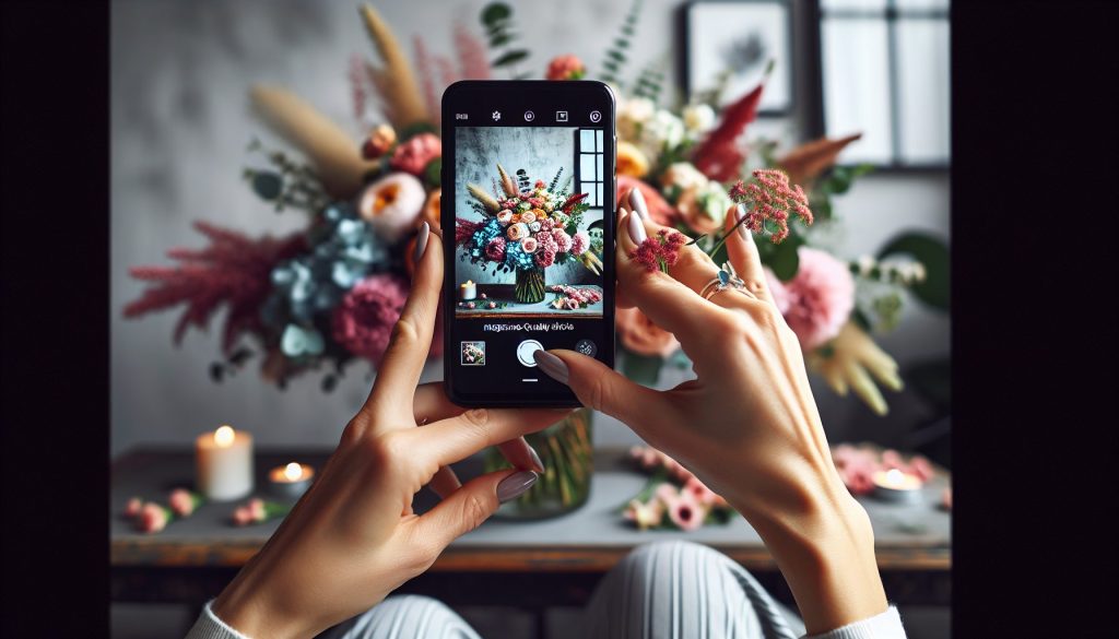 Как снимать букеты на телефон, чтобы кадры выглядели как из журнала