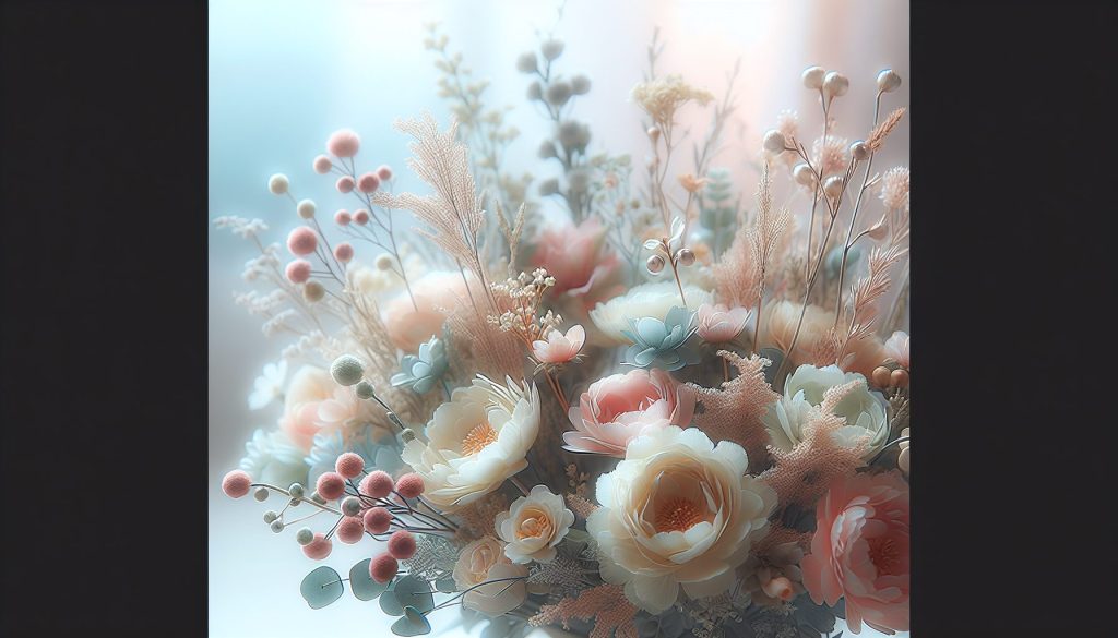 Пастельные фотобукеты: мягкий свет, размытый фон и тонкие детали