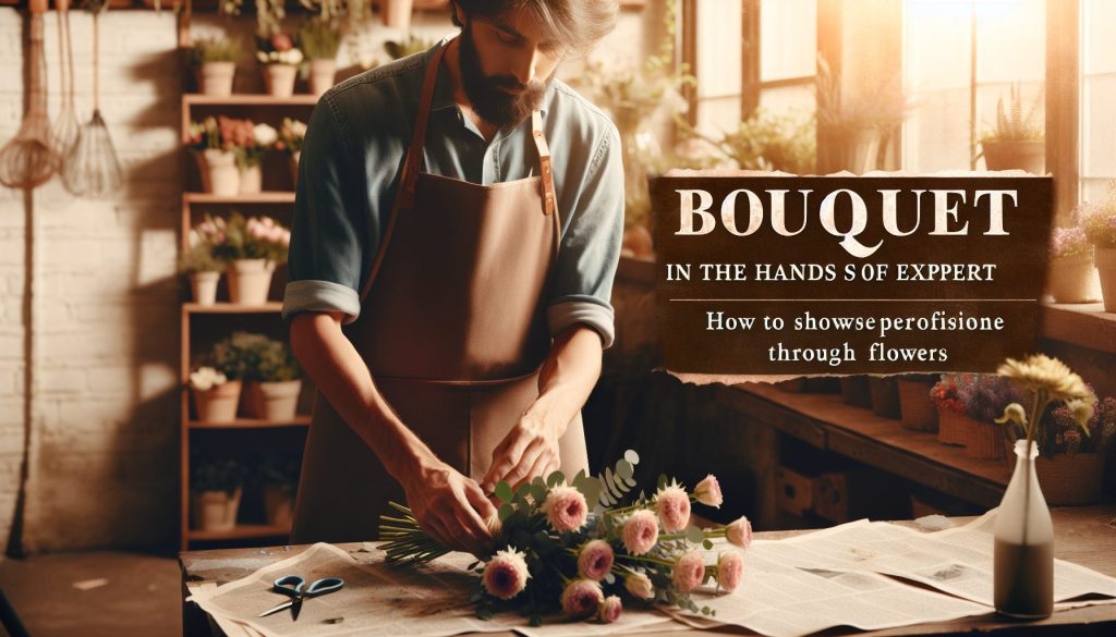 Букет в руках эксперта: как показать профессию через цветы