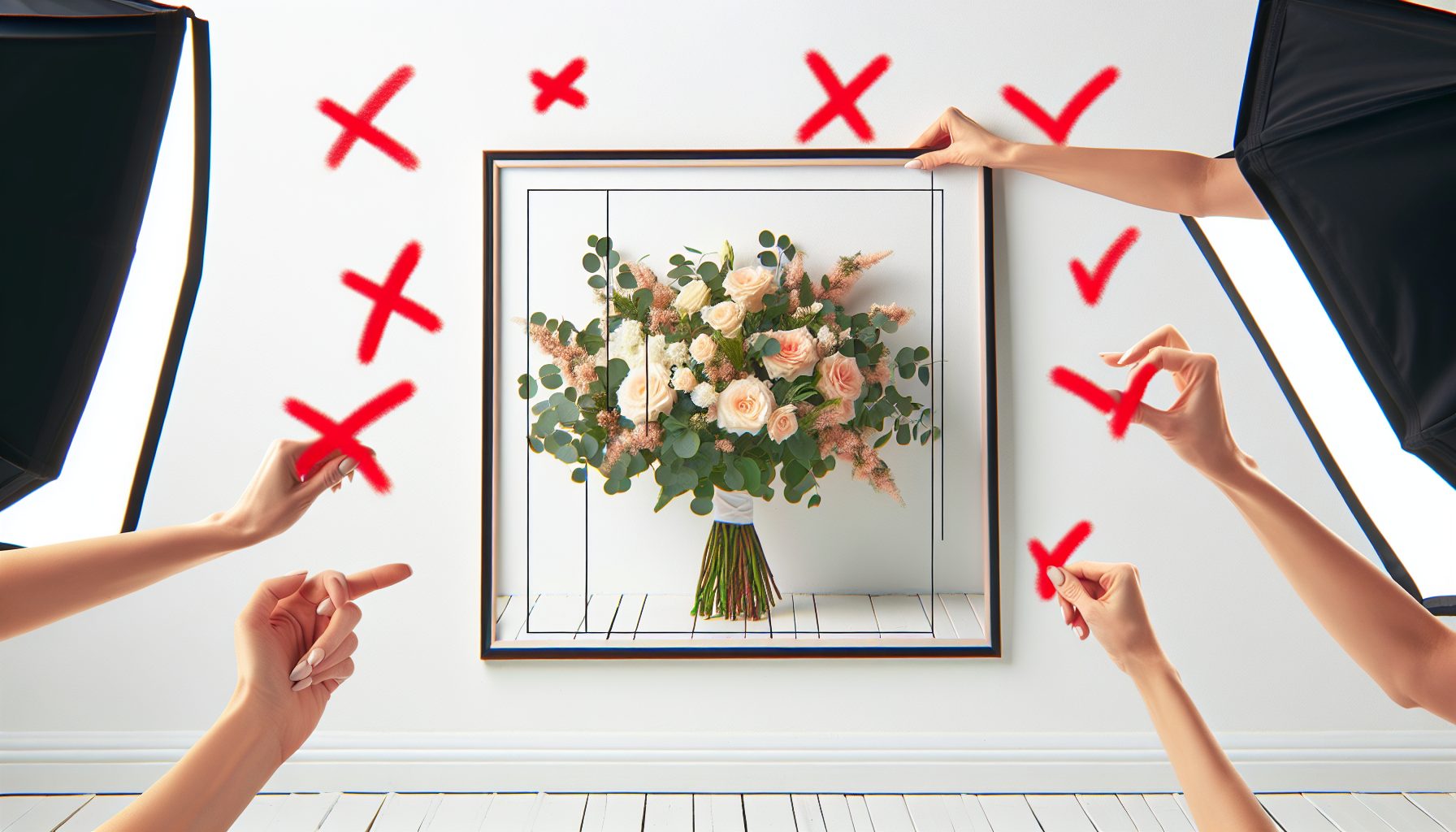 Типичные ошибки при съемке на белом фоне