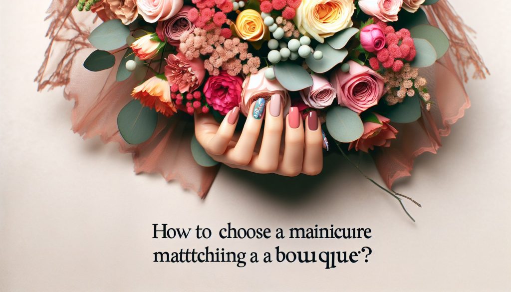 Как подобрать маникюр под букет, если он будет в кадре крупным планом