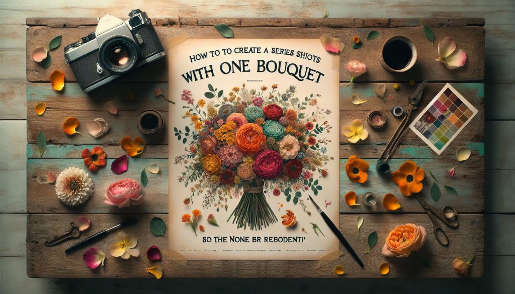 Как сделать серию кадров с одним букетом, чтобы ни один не был лишним