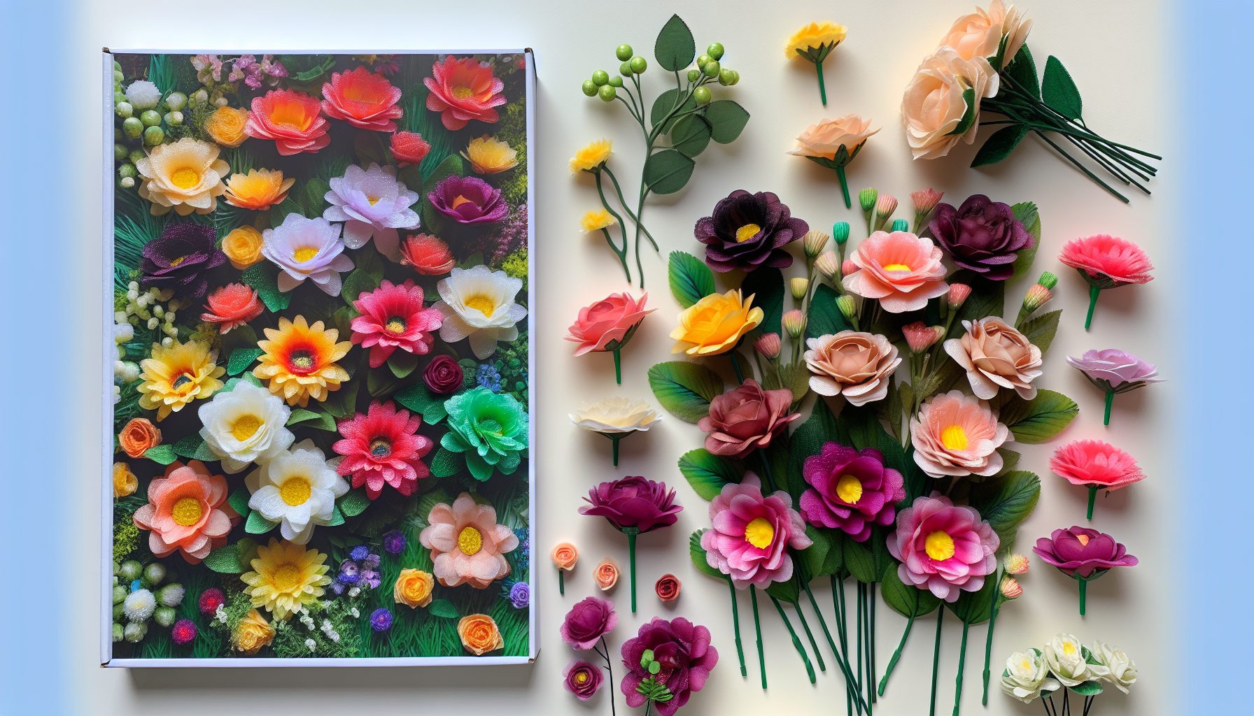 Живые цветы против искусственных: на фото видна разница