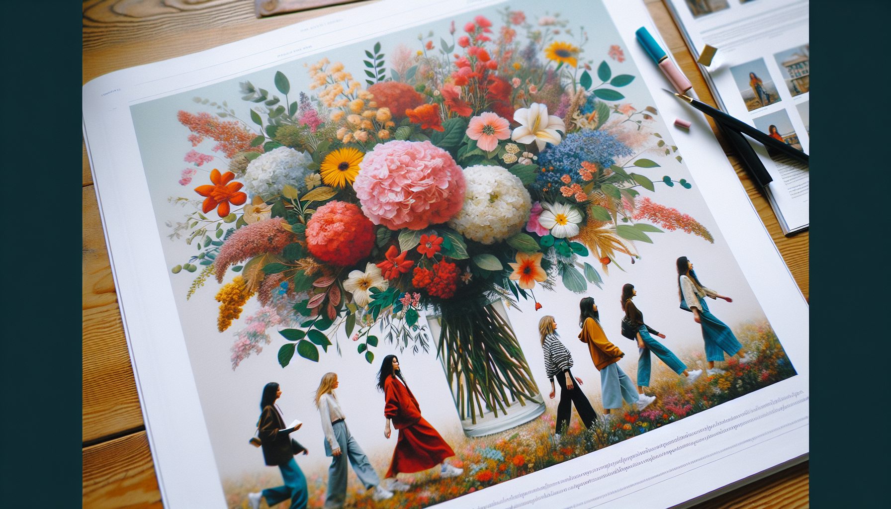 Букет как главный герой кадра